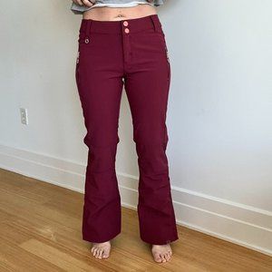 SKI: Roxy Dry Flight 15K Maroon Ski Pants